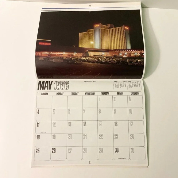 Vintage 1986 Nevada Reno Calendar Souvenir Booklet - Picture 11 of 16